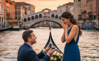 Heiratsantrag in Venedig